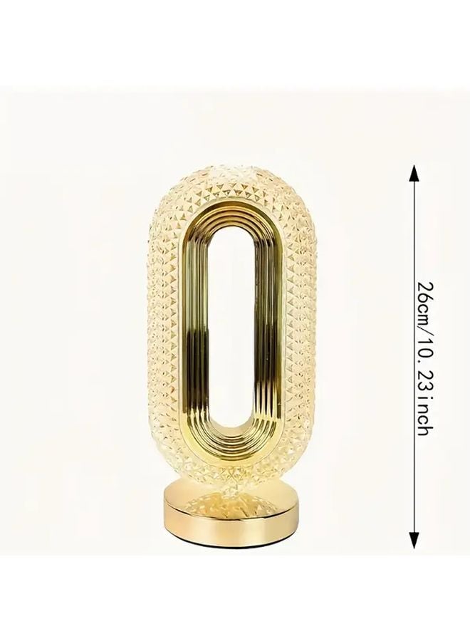 مصباح مكتب LED قابل لإعادة الشحن عبر USB مع تعتيم تدريجي وتصميم عصري بسيط - Image 3